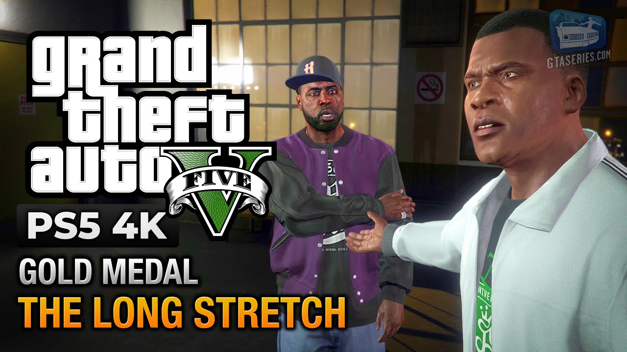 GTA 5 PS5 - Mission #18 - The Long Stretch [Gold Medal Guide - 4K 60fps]